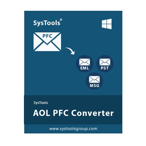 SysTools AOL PFC Converter Business License, unlimited clients, single location, incl. 1 Year Updates