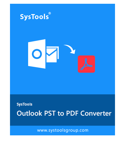 SysTools Outlook PST to PDF Business License, unlimited clients, single location, incl. 1 Year Updates