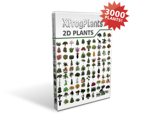 Xfrog 2D Plants