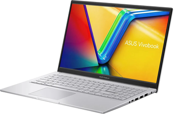 Ноутбук/ ASUS X1504ZA-BQ1414 15.6"(1920x1080 (матовый) IPS)/Intel Core i3 1215U(1.2Ghz)/16384Mb/512PCISSDGb/noDVD/Int:Intel UHD Graphics/Cam/BT/WiFi/42WHr/war 1y/1.7kg/Cool Silver/DOS