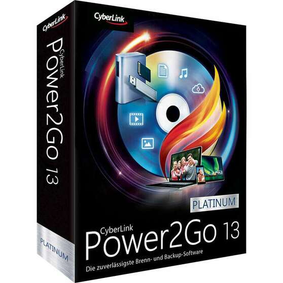 Cyberlink Power2Go Platinum Corporate (Microsoft SMS support) 10-24 licenses (price per license)