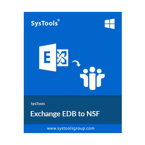 SysTools Exchange EDB to NSF Enterprise License, unlimited clients/locations, incl. 1 Year Updates