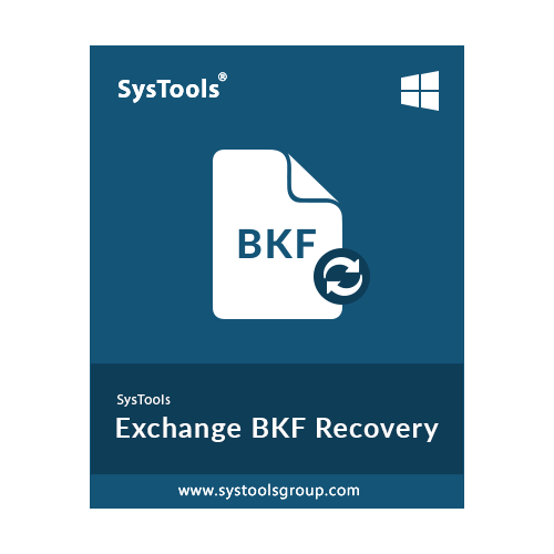 SysTools Exchange BKF Recovery Business License, unlimited clients, single location, incl. 1 Year Updates