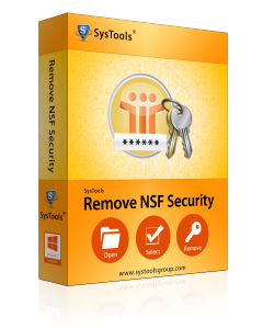 SysTools Lotus Notes Local Security Removal Business License, unlimited clients, single location, incl. 1 Year Updates