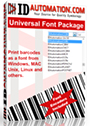 2D Universal Barcode Font and Encoder Advantage 5 Developers License