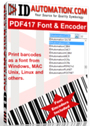 PDF417 Font & Encoder Advantage Package 5 Developers License