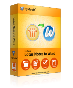 SysTools Lotus Notes to Word Enterprise License, unlimited clients/locations, incl. 1 Year Updates