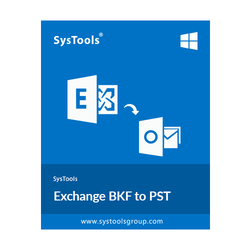 SysTools Exchange BKF to PST Enterprise License, unlimited clients/locations, incl. 1 Year Updates