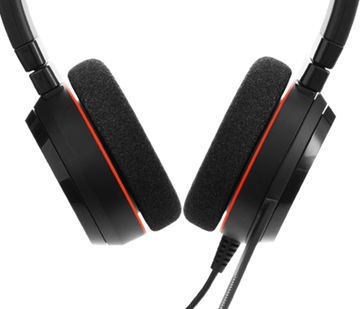 Гарнитура Jabra Evolve EVOLVE 20 Stereo, цвет красный/черный Гарнитура Jabra Evolve EVOLVE 20 Stereo, цвет красный/черный