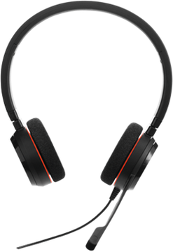 Гарнитура Jabra Evolve EVOLVE 20 Stereo, цвет красный/черный Гарнитура Jabra Evolve EVOLVE 20 Stereo, цвет красный/черный