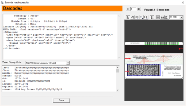 ClearImage Reader 1D (Workstation)