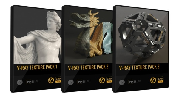 The Pixel Lab V-Ray Texture Pack Bundle (Have Packs 2 & 3 - Add Pack 1) [UPGRADE]