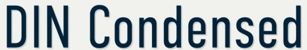ParaType Font DIN Condensed