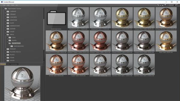 C4D Material Presets + Maintenance Plan 1 licence