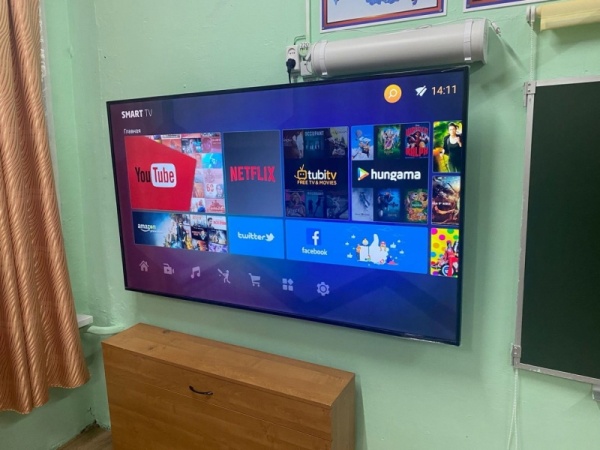 Телевизор с функцией SMART TV 75 дюймов 4K UHD