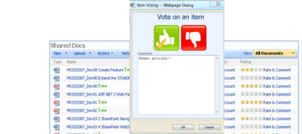 SharePoint Rating Solution + Standard Support