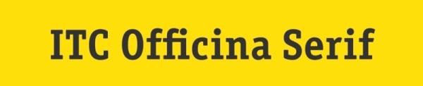 ParaType Font ITC Officina Serif