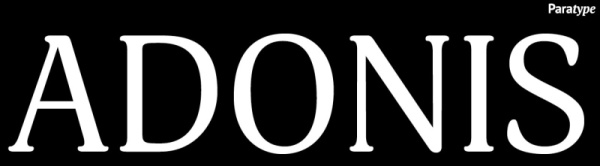 ParaType Font Adonis