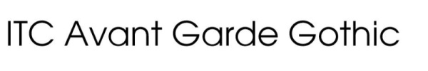ParaType Font ITC Avant Garde Gothic